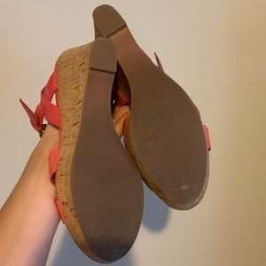 Franco Sarto Shoes - Franko Sarto watermelon colored wedges Franco Sarto Shoes - Franko Sarto watermelon colored wedges